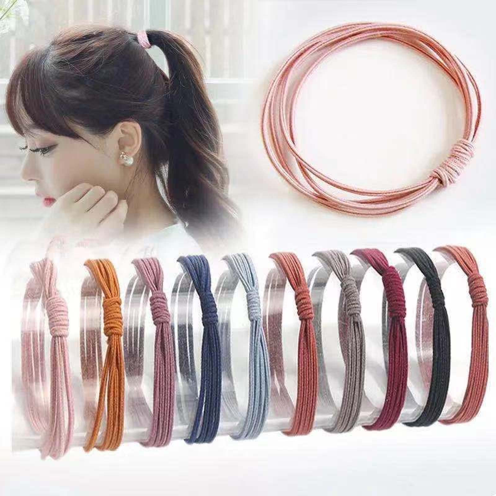 Amazon | ヘアゴム リングゴム 100 個のヘッドロープ 4 本のワイヤーが